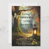 Foto des Autumn Path Lantern - Lebensfeier Einladung (Vorderseite)