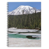 Foto des Berges Rainier und Frozen Notizblock (Vorderseite)