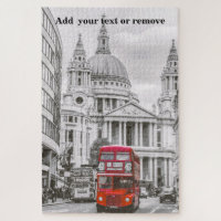 Foto des berühmten Doppeldeckerbus, London, Verein