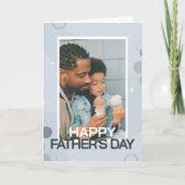 Foto des Blauen Vaters Karte (Vorderseite)