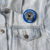Foto des Blue Drill Teams - Tänzerin der High Scho Button (Beispiel)