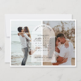 Foto des Bogenkalenders Save the Date Aufforderung Einladung