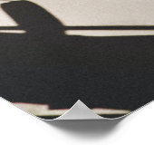 Foto des braunen Regenschirms Poster (Ecke)