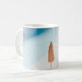 Foto des braunen Schirms Kaffeetasse (Vorderseite Links)
