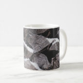Foto des Brennholzstapels schließen Kaffeetasse (VorderseiteRechts)
