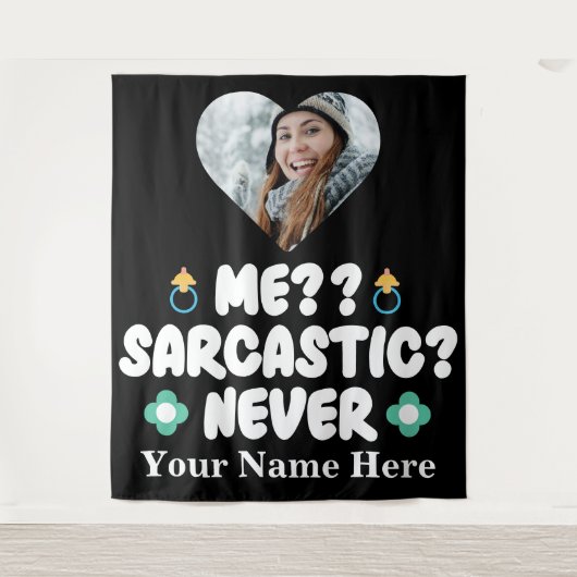 Foto des eigenen Herzens Wandteppich (Vorderseite)