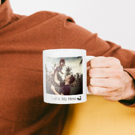 Foto des einfachen Vaters Kaffee Tasse