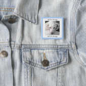 Foto des einzigartigen weißen Labrador Retriever M Button (Beispiel)