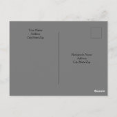 Foto des einzigartigen weißen Labrador Retriever M Postkarte (Rückseite)