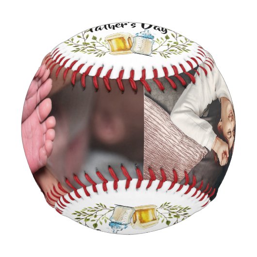 Foto des ersten Vaters Baseball (Vorderseite)