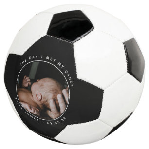 Foto des ersten Vaters Fußball