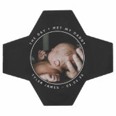 Foto des ersten Vaters Fußball (Flach)