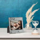 Foto des ersten Vaters Rustikales Graues Holz Fotoplatte (InSitu)