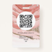 Foto des Firmenpersonals für kundenspezifische Log Ausweis (Rückseite)