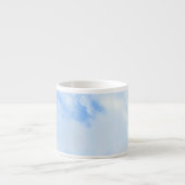 Foto des Friedlichen Blue Sky Simple Espressotasse (Vorderseite)