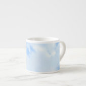 Foto des Friedlichen Blue Sky Simple Espressotasse (Vorderseite Rechts)