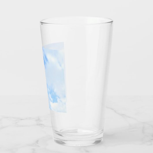 Foto des Friedlichen Blue Sky Simple Glas (Links)