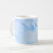 Foto des Friedlichen Blue Sky Simple Kaffeetasse (Vorderseite Links)