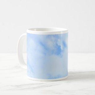 Foto des Friedlichen Blue Sky Simple Kaffeetasse
