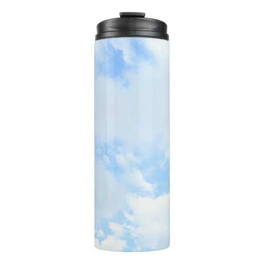 Foto des Friedlichen Blue Sky Simple Thermosbecher (Vorderseite)