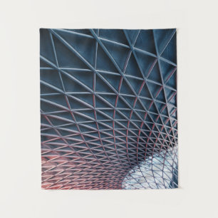 Foto des Gebäude im unteren Winkel Wandteppich