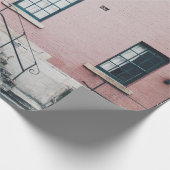 FOTO DES GEBÄUDE MIT TREPPEN GESCHENKPAPIER (Ecke)