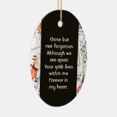 Foto des Gedächtnisses Gebet Bingo Spiel halten Keramik Ornament (Rechts)