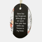 Foto des Gedächtnisses Gebet Bingo Spiel halten Keramik Ornament (Links)