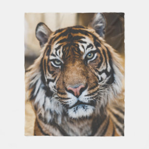 Foto DES GESICHTS VON TIGER Fleecedecke