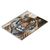 FOTO DES GESICHTS VON TIGER NOTIZBLOCK (Linke Seite)