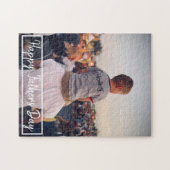 Foto des glücklichen Vaters Puzzle (Horizontal)