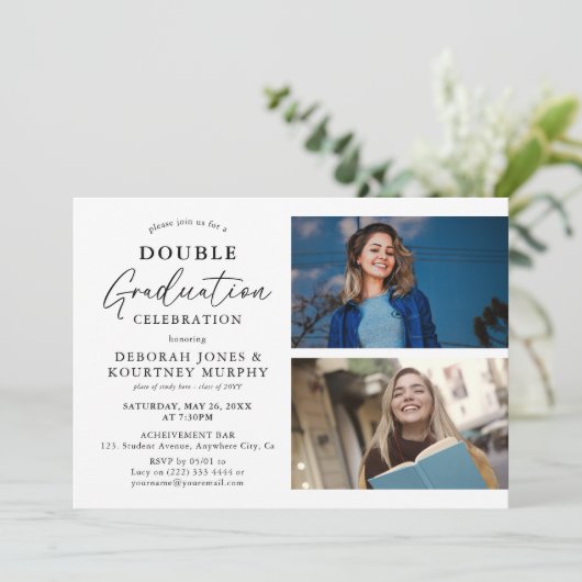 Foto des Graduiertenstudiums "Double Abschluss Cel Einladung (Stehend Vorderseite)