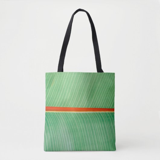 Foto des grünen Blattes Tasche (Vorderseite)