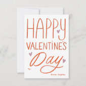 Foto des Happy Valentine's Day Einladung (Vorderseite)