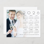 Foto des Haushalts Frohes Neues Jahr 2026 Kalender (Vorne/Hinten)