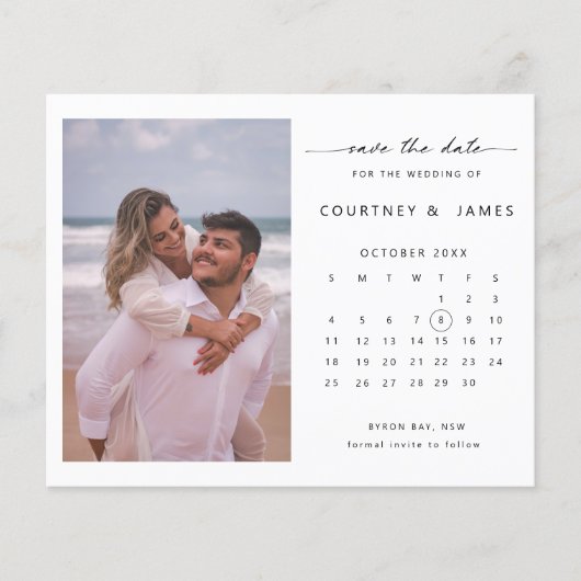 FOTO des HAUSHALTSkalenders Save the Date Einladun Flyer (Vorne)