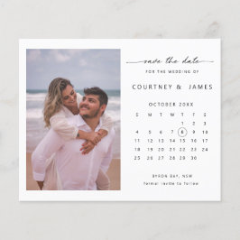 FOTO des HAUSHALTSkalenders Save the Date Einladun Flyer