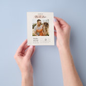 FOTO des HAUSHALTSkalenders Save the Date Einladun Flyer (Gruppe)