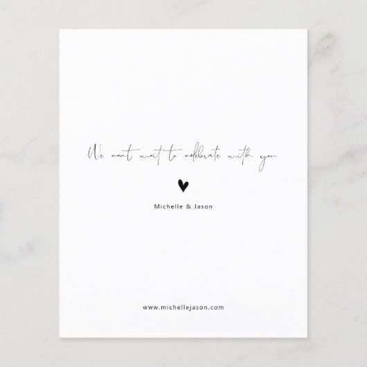 FOTO des HAUSHALTSkalenders Save the Date Einladun Flyer (Hinten)