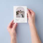 FOTO des HAUSHALTSkalenders Save the Date Einladun Flyer (Gruppe)