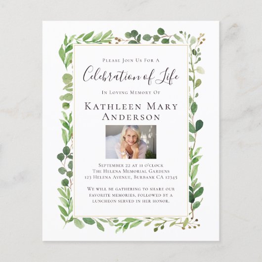 FOTO des HAUSHALTSPLANS - Einladung zum Leben (Vorderseite)