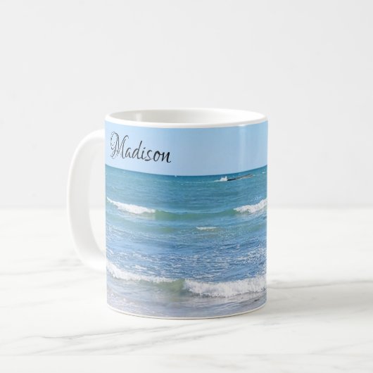 Foto des Individuellen Namens des Atlantischen Oze Kaffeetasse (Vorderseite Links)