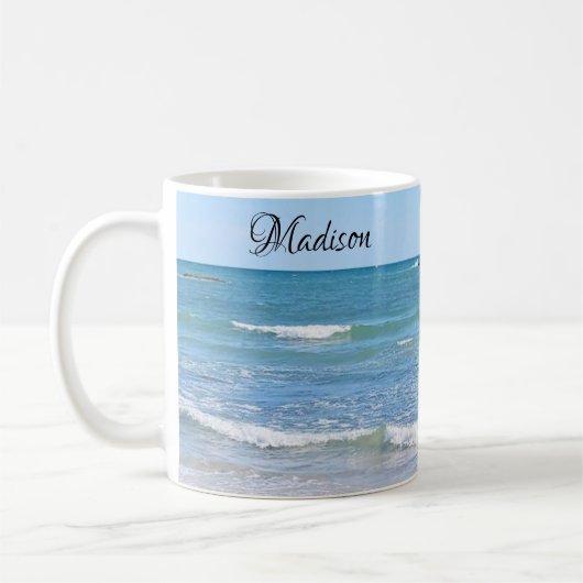 Foto des Individuellen Namens des Atlantischen Oze Kaffeetasse (Links)