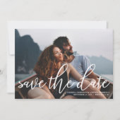 Foto des Küstenkorallenriffs Save the Date Einladung (Vorderseite)