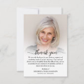 Foto des Lebens Dankeskarte (Vorderseite)