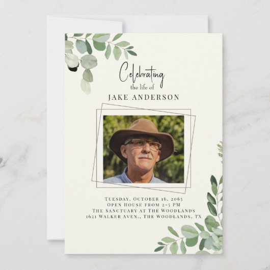 Foto des Lebens Einladung (Vorderseite)