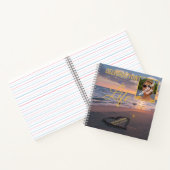 Foto des Lebens im Sonnenuntergang Notizblock (Innenseite)