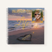 Foto des Lebens im Sonnenuntergang Notizblock (Vorderseite)