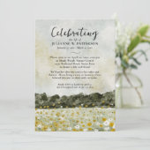 Foto des Lebens in Aquarellen Einladung (Stehend Vorderseite)