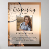 Foto des Lebens, Traumfänger, Beerdigung Poster (Vorne)